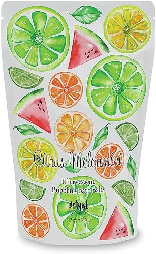 Miniatura 5 de Primal Elements Sal marina desintoxicante, sales de aromaterapia burbujeantes, vainilla tahitiana, bolsa resellable de 12 onzas