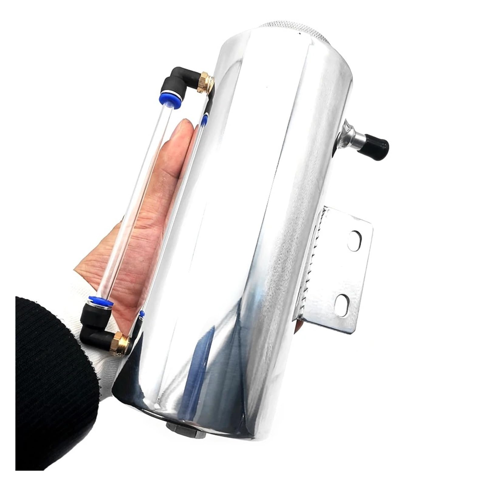 Radiateur Universel Aluminium 500ml Pour Voiture Refroidisseur D'eau Réservoir Récupération Bouteille Débordement Dissipateur Thermique Vase De Liquide De Refroidissement