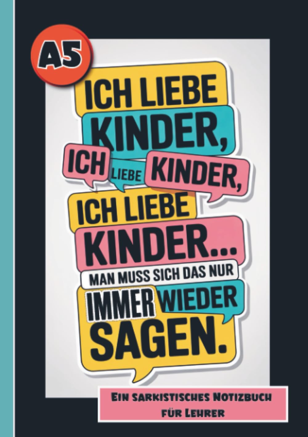 Fluch Buch Lehrer- Lustiges Geschenk für Lehrkräfte, mit sarkastischen Sprüchen. Notizbuch Lehrer.: Notizbuch kariert, A5...Schwarzer Humor für Freunde und Kollegen. Geschenkidee Lehrer/Lehrkräfte.