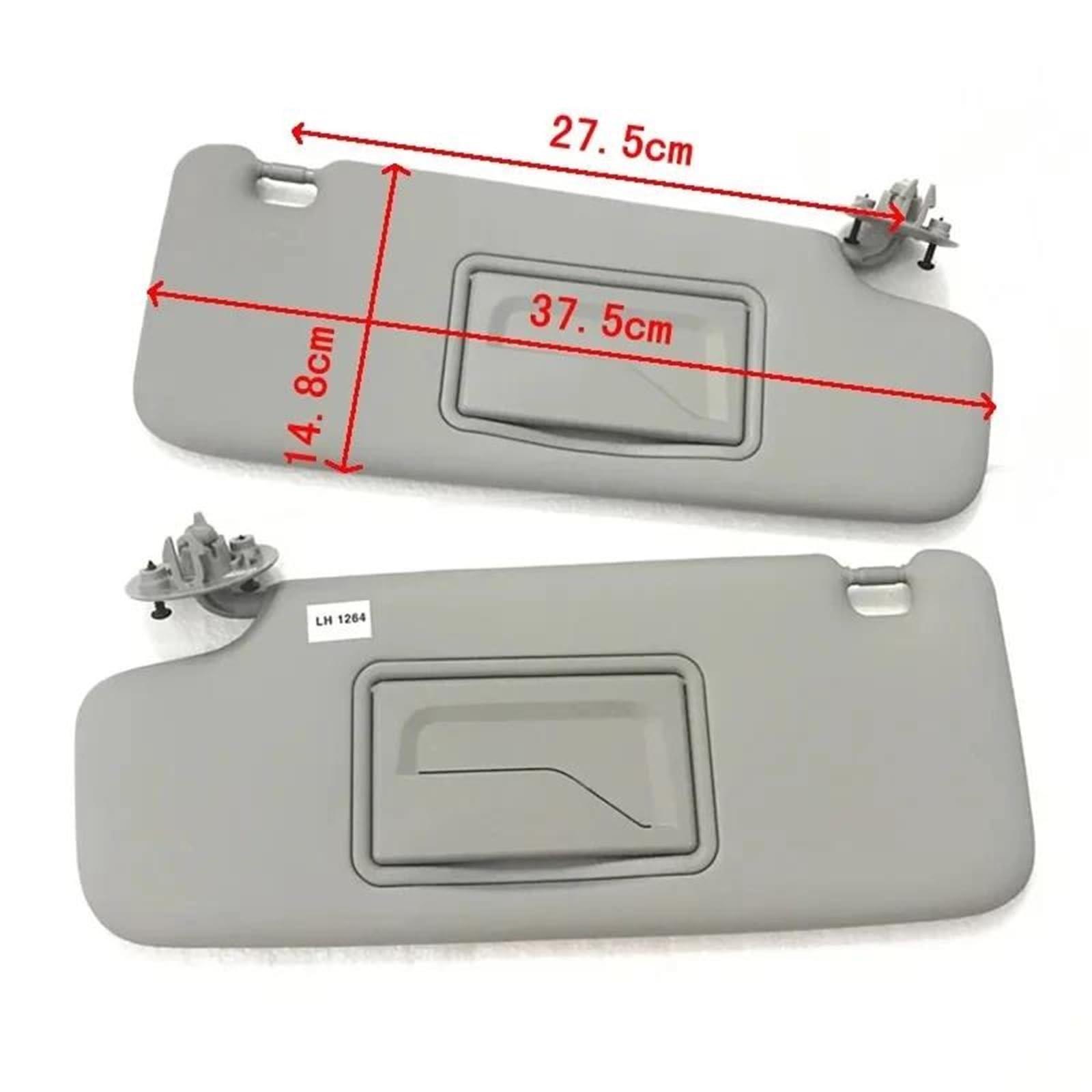 Sonnenschutz Auto Zubehör Innen Sonnenblende Panel Mit Make Up Spiegel Für Daewoo Für Matiz 2011 2012 2013 2014 2015 2016 UV Schutz