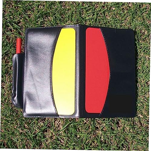 Set de 3 tarjetas y silbato para árbitro de fútbol miniatura 2