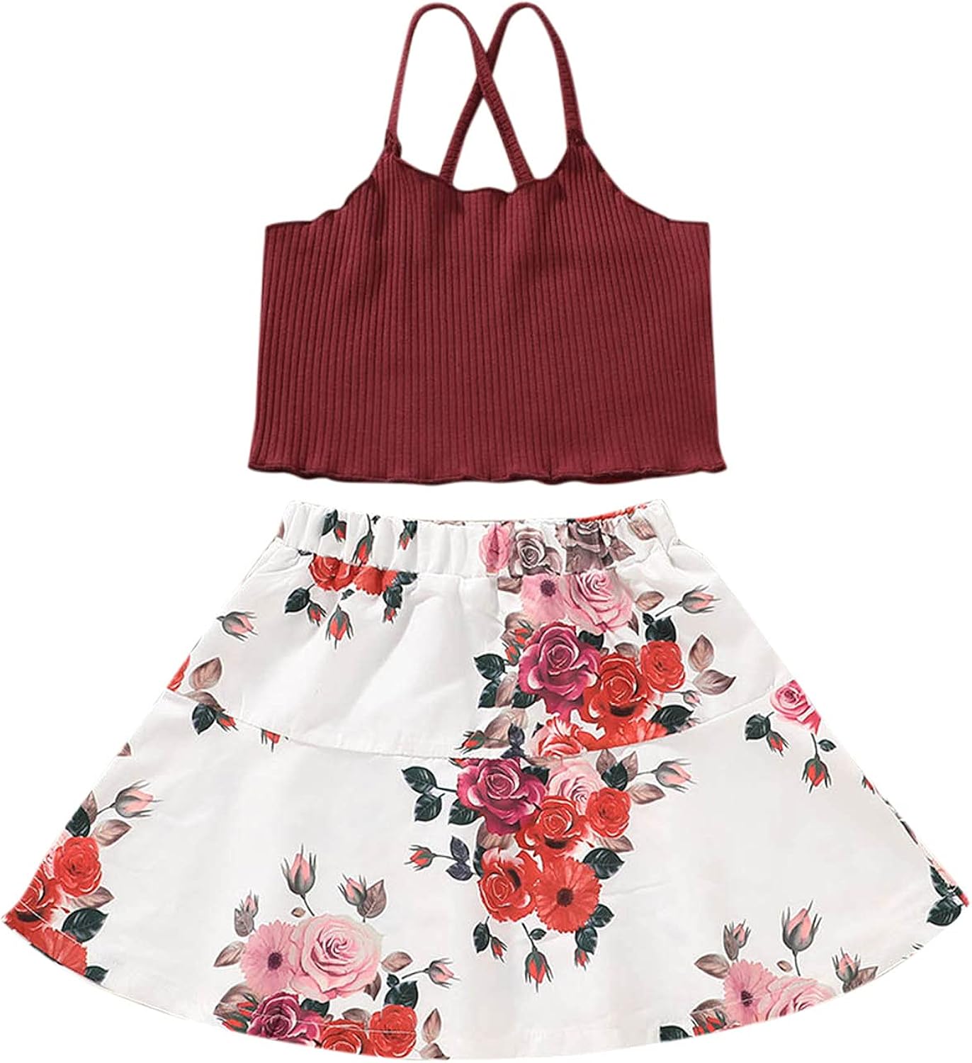 LianMengMVP Vetement Bebe Fille, Robe Fille Ete, Ensembles Fille,18