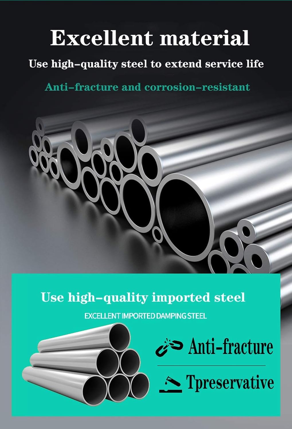 Bike Rear Spring/Mountain Bike Shock Absorber 125mm / 150mm / 165mm / 190mm (Color : 190mm, Size : 550 Lbs)