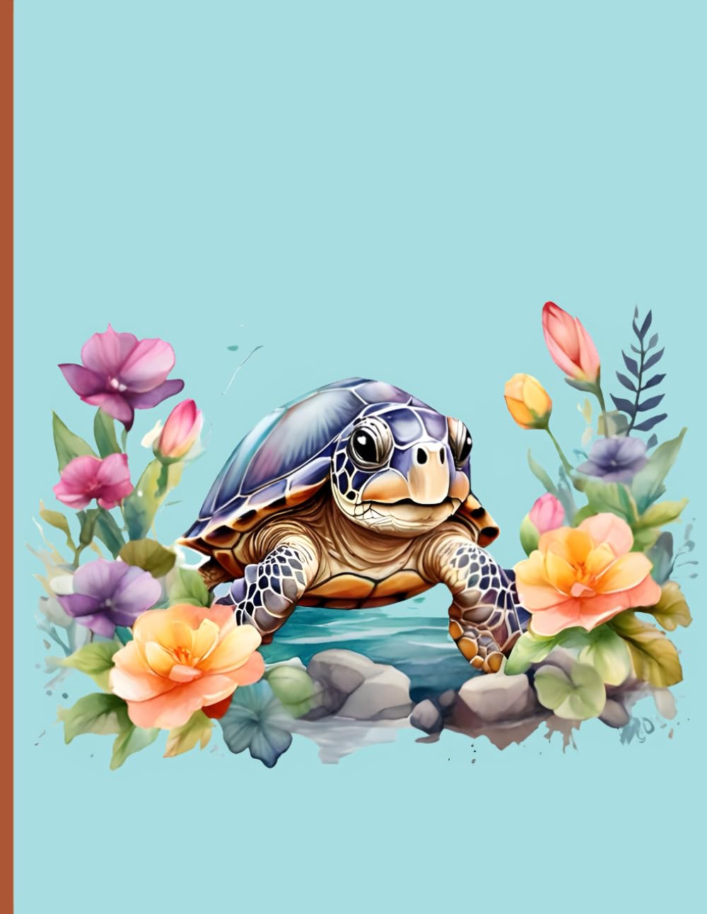 Sea Turtle: Sketch Book for Kids and Adults with 111 pages of 8.5 x 11" Blank White Paper for Drawing, Doodling or Learning to Draw; Awesome Sea