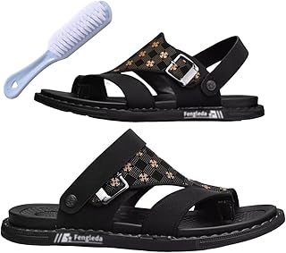 Wygwlg Sandalias para Hombre Chanclas, Sandalia Ortopédica Transpirable para Juanete con Corrección De Pies Y Dedo Gordo para Hombre, Regalos del Día para Papá De Parte del Hijo