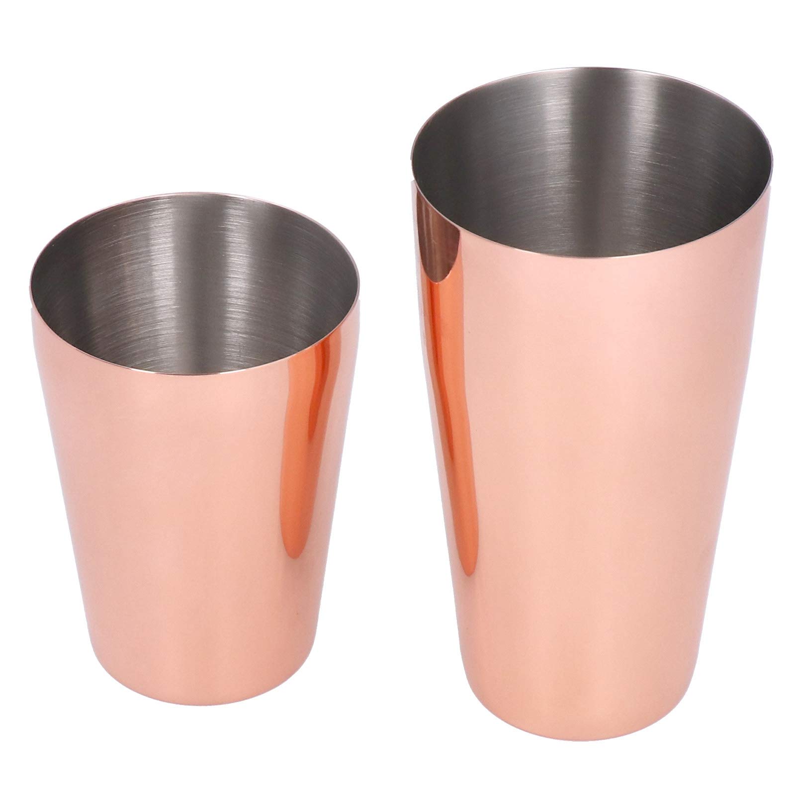 Boston Shaker Stainless Steel Martini Cocktail Wine Drink Shaker Mixer Shaking Tins Bartending Tools for Bar Coffee Bartending, Cocktail Shaker, Homebars (Rose Gold), Cocktail Shaker Cocktail Mix