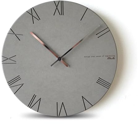 Amazon Co Jp 壁掛け時計 時計 壁掛け アンティーク モダン 北欧風 壁掛け時計 木製 ウォールクロック 丸い 壁飾 おしゃれ 簡単 プレゼント Unusual ホーム キッチン