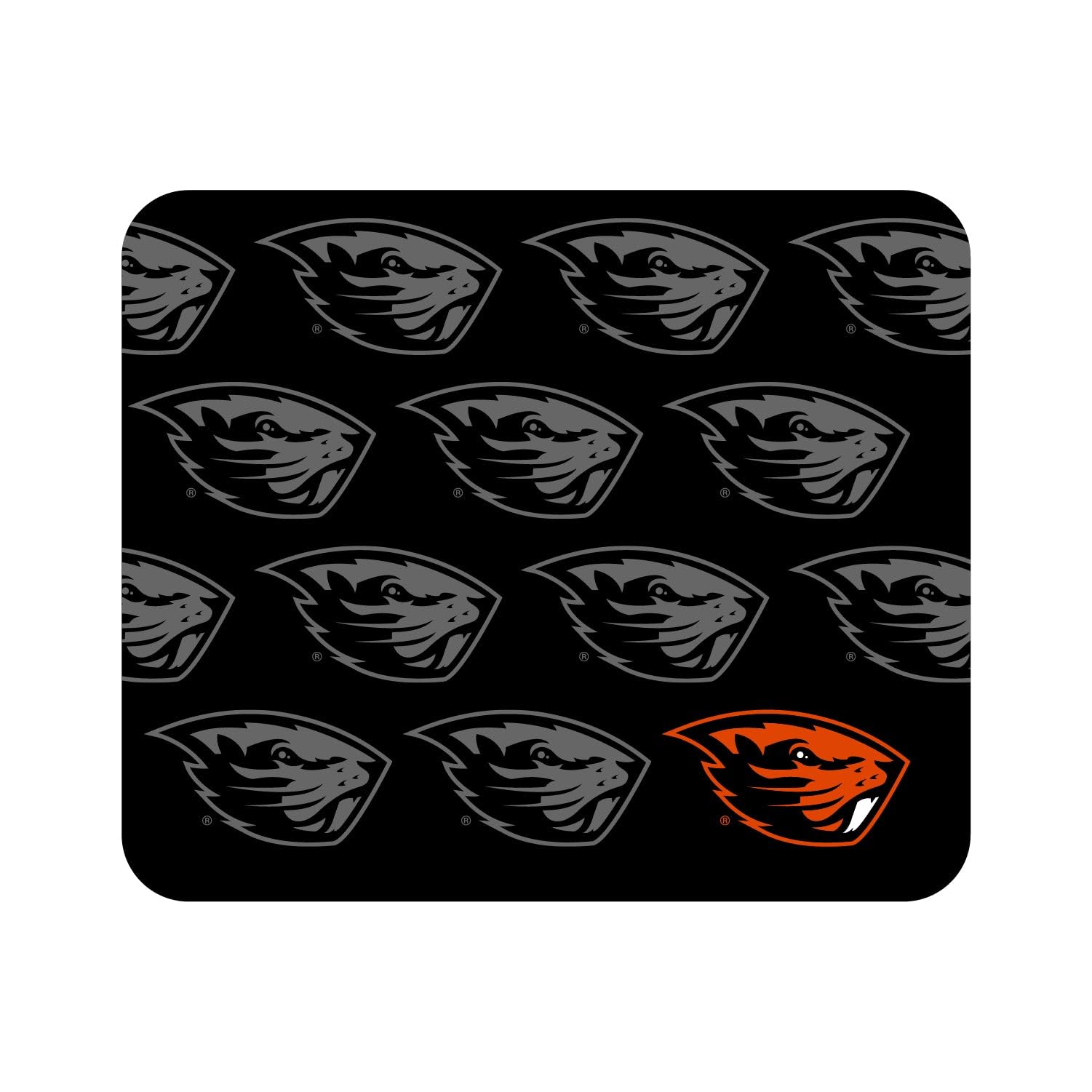 Mouse Pad, Fabric, Oregon State University Standard/Mascot Repeat