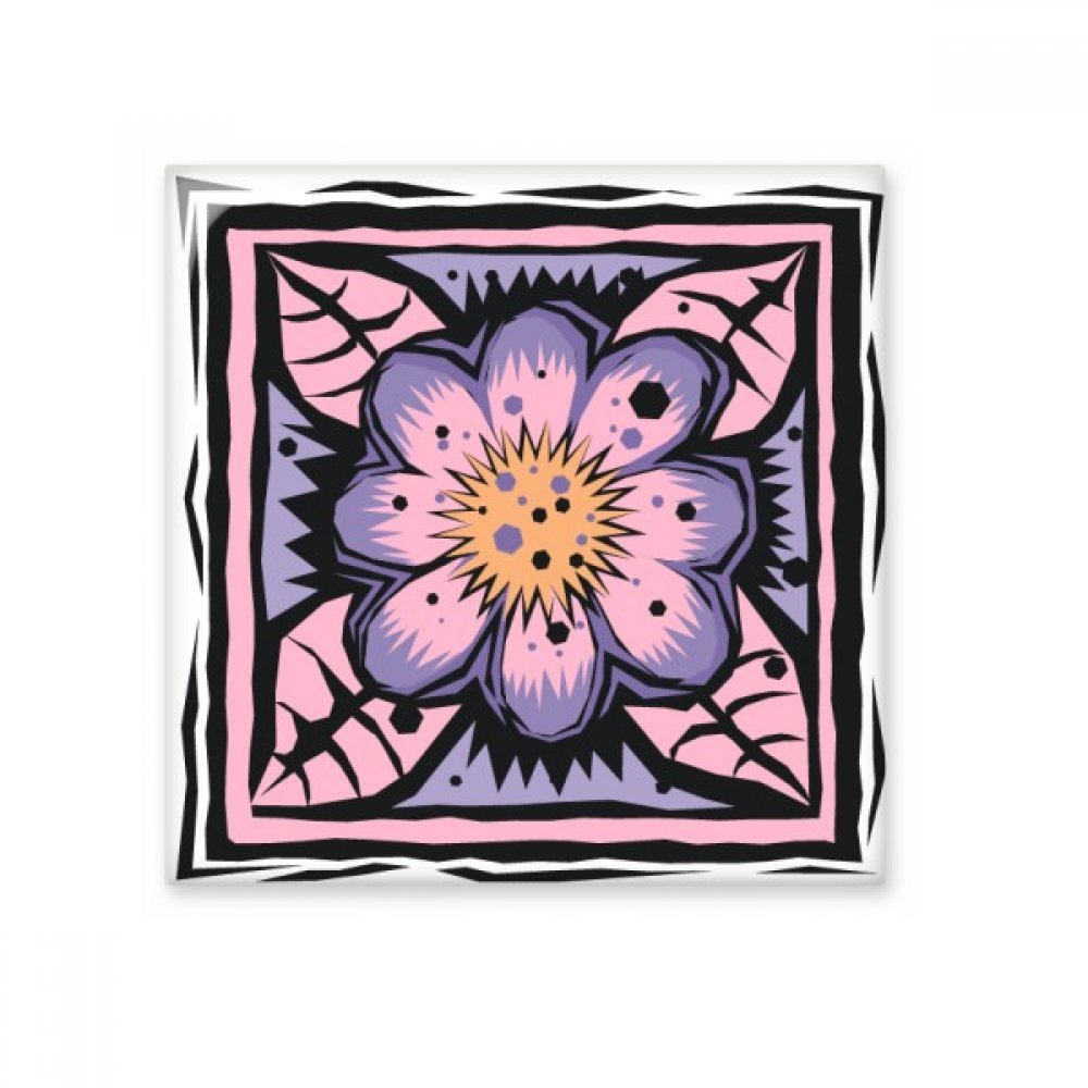 Carreau de céramique Violet Fleur mexicaine pour mur de cuisine