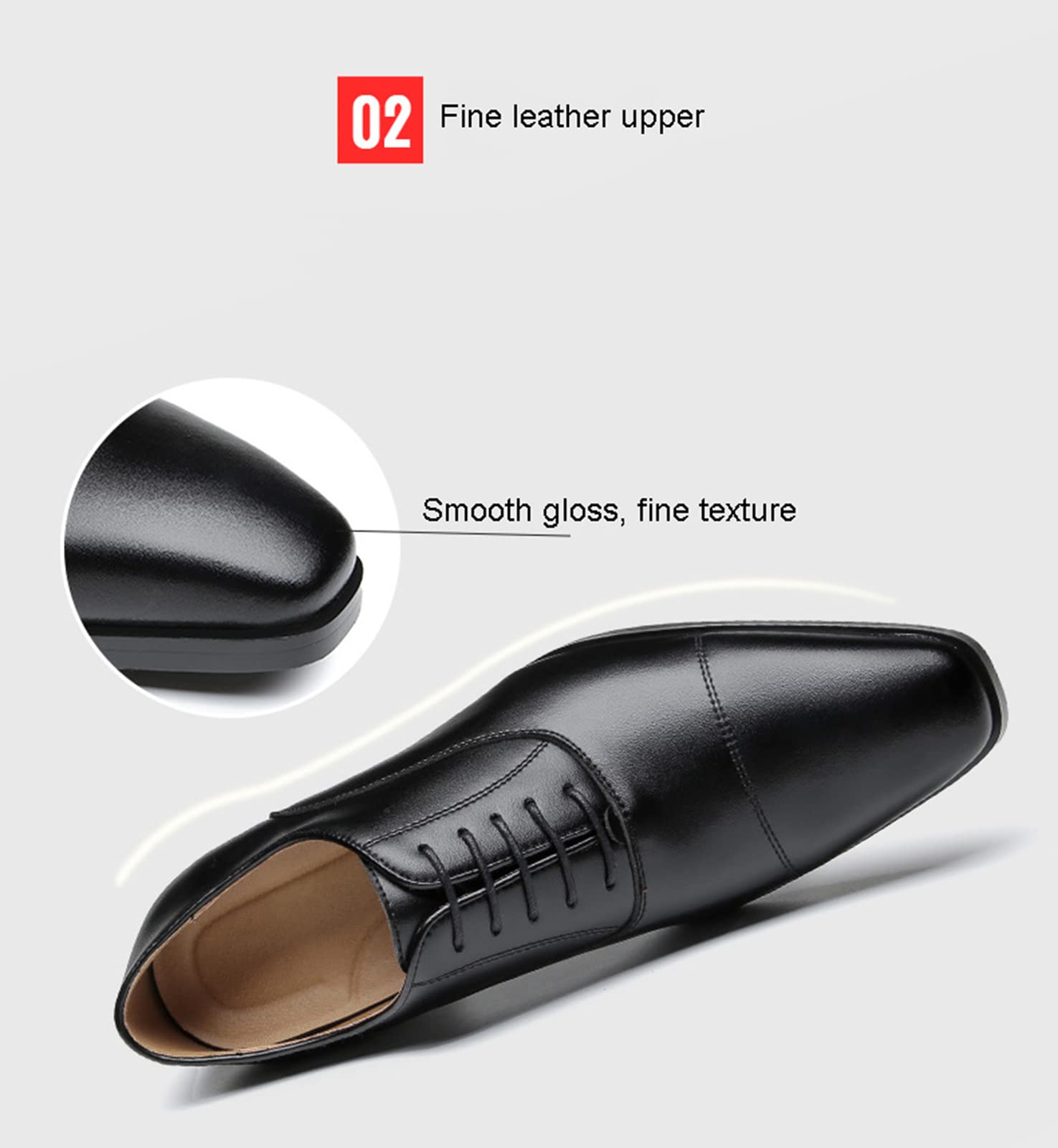 Suela Goma Antideslizante Zapatos Hombre Vestir Piel - Punta Pica -  Cordones - Suela Goma - Tallas 38-48 - Formal Oficina Boda Zapato Hombre  Vestir, image size:1475x1600