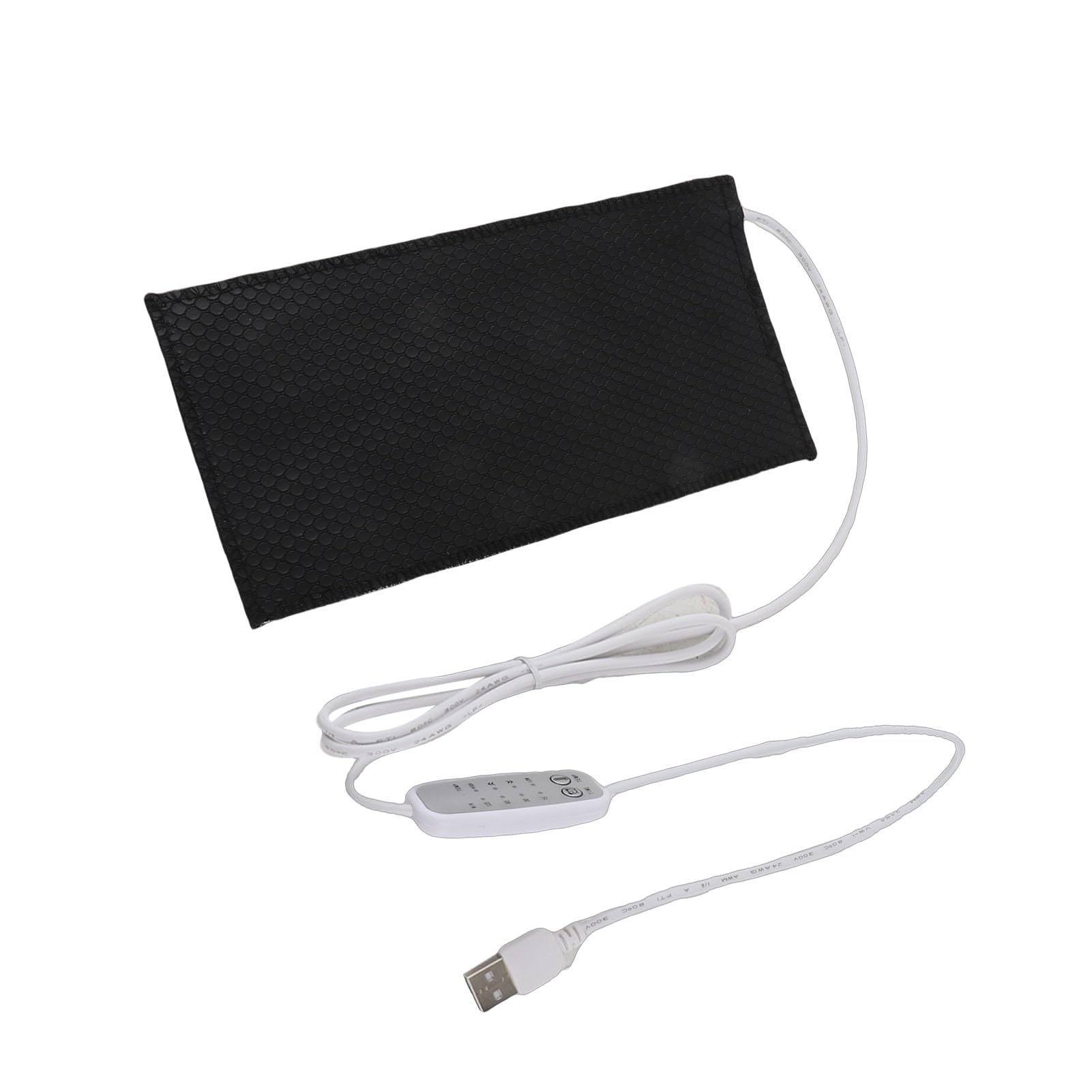 Ejoyous Podkładka Grzewcza z regulacją Temperatury Podkładka Grzewcza z PVC, USB Od 68 do 104 Stopni Fahrenheita 4 Biegi DC 5 V Wodoodporna Elastyczna na szyję, Plecy, Talia, Brzuch, Poduszka do