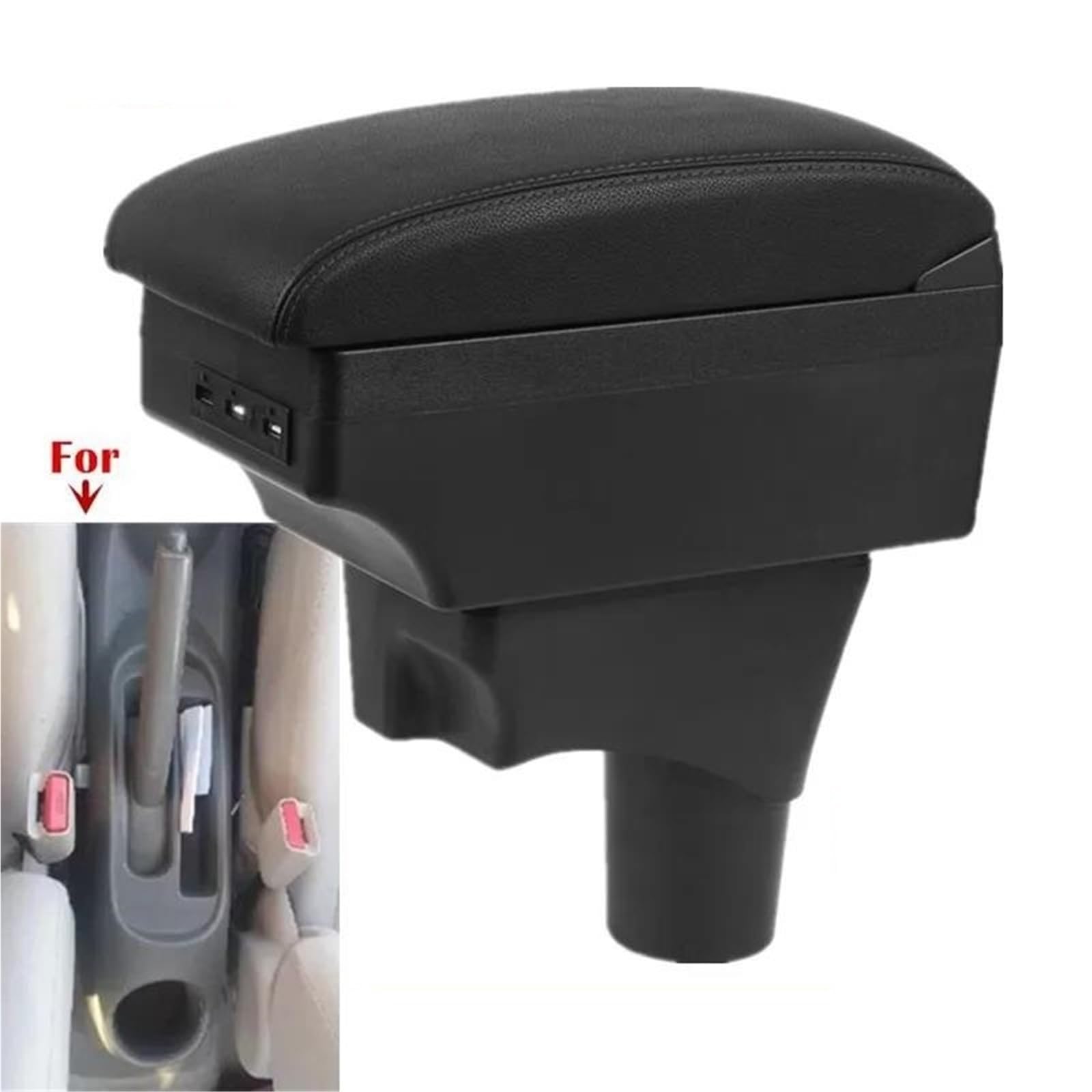 Accoudoir Voiture Protection Console Centrale Pièces Intérieures Dédiées À La Rénovation Pour Nissan Pour March Pour Micra K13 MK4 IV(Type A)