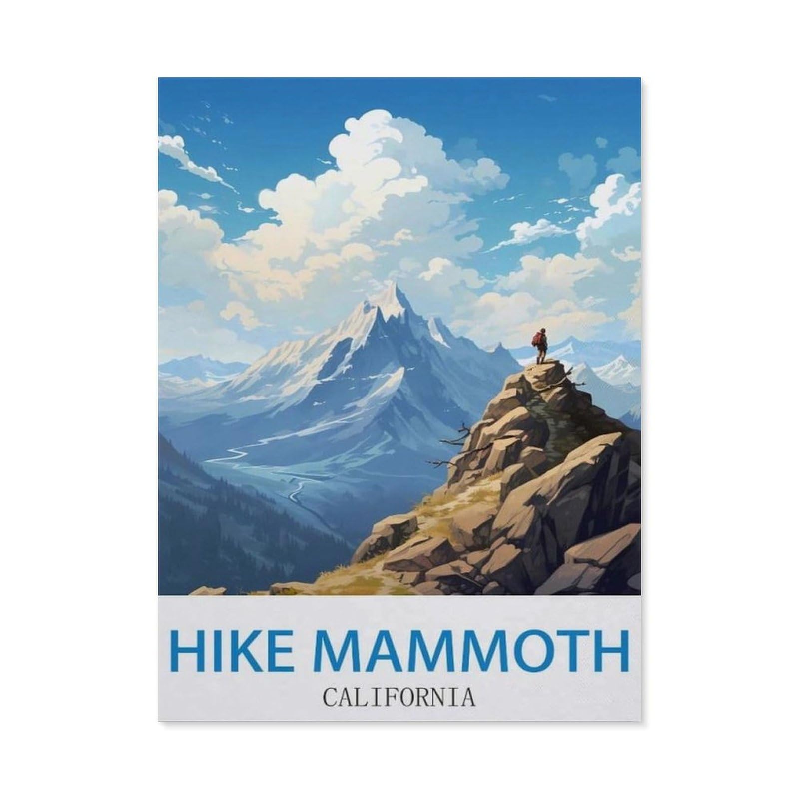 BEAYODKP 5D Diamond Painting，Hike Mammoth California（40 x 50 cm）