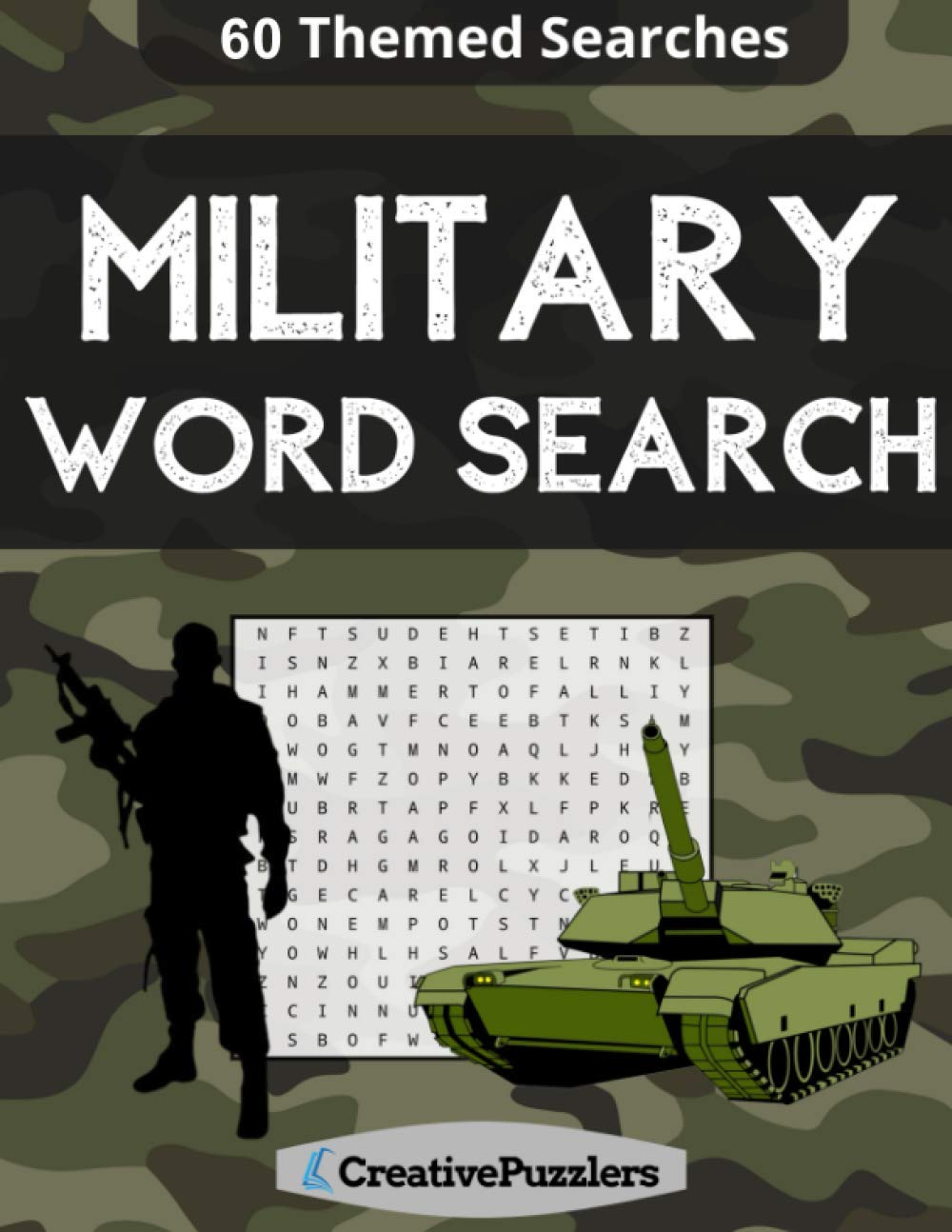 Military Word Search: Armed Forces Activity Puzzle Book