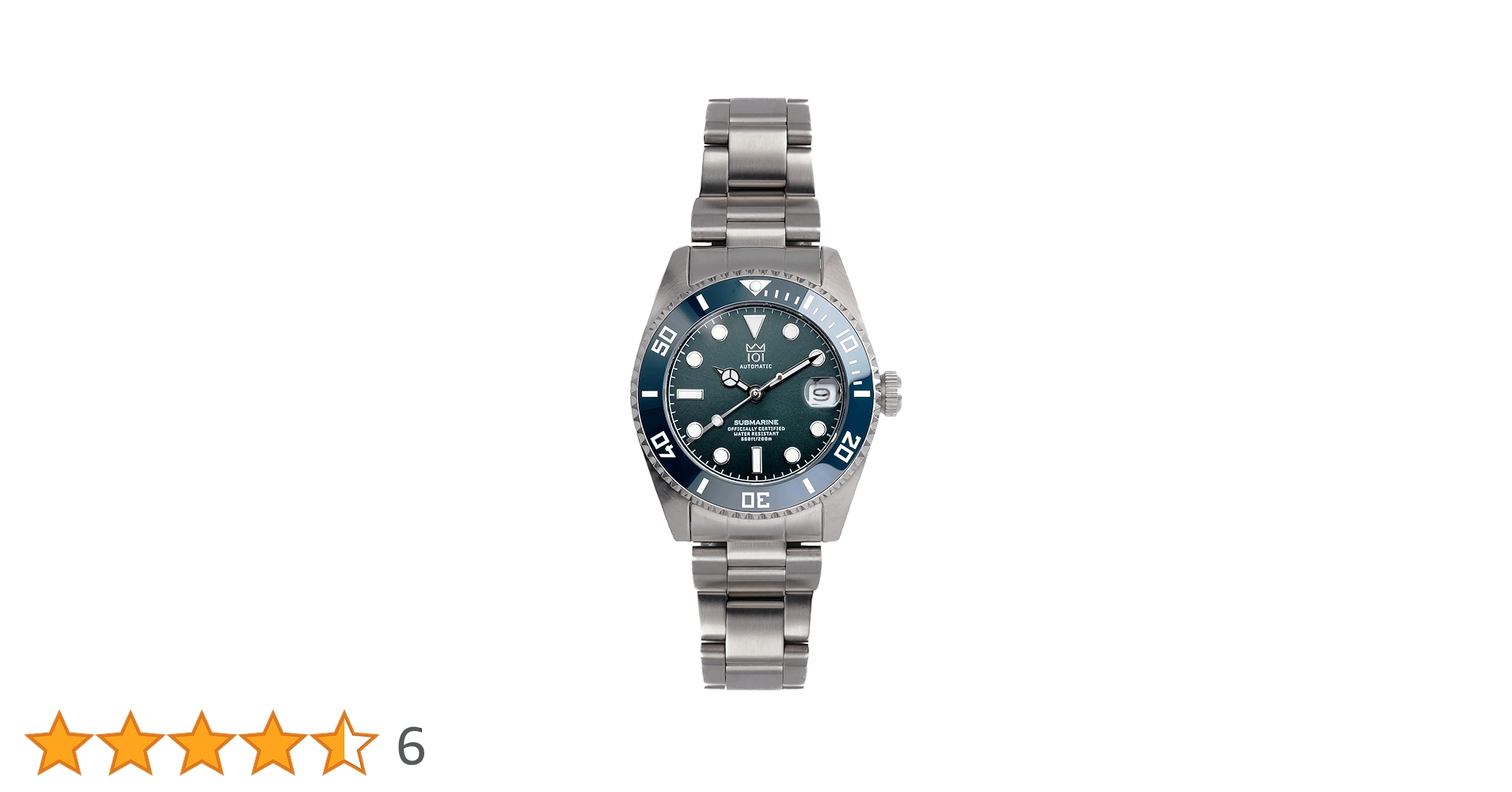 101 Hyakuichi 38mm自動巻 No.16 ディープアクア Amazon.co.jp