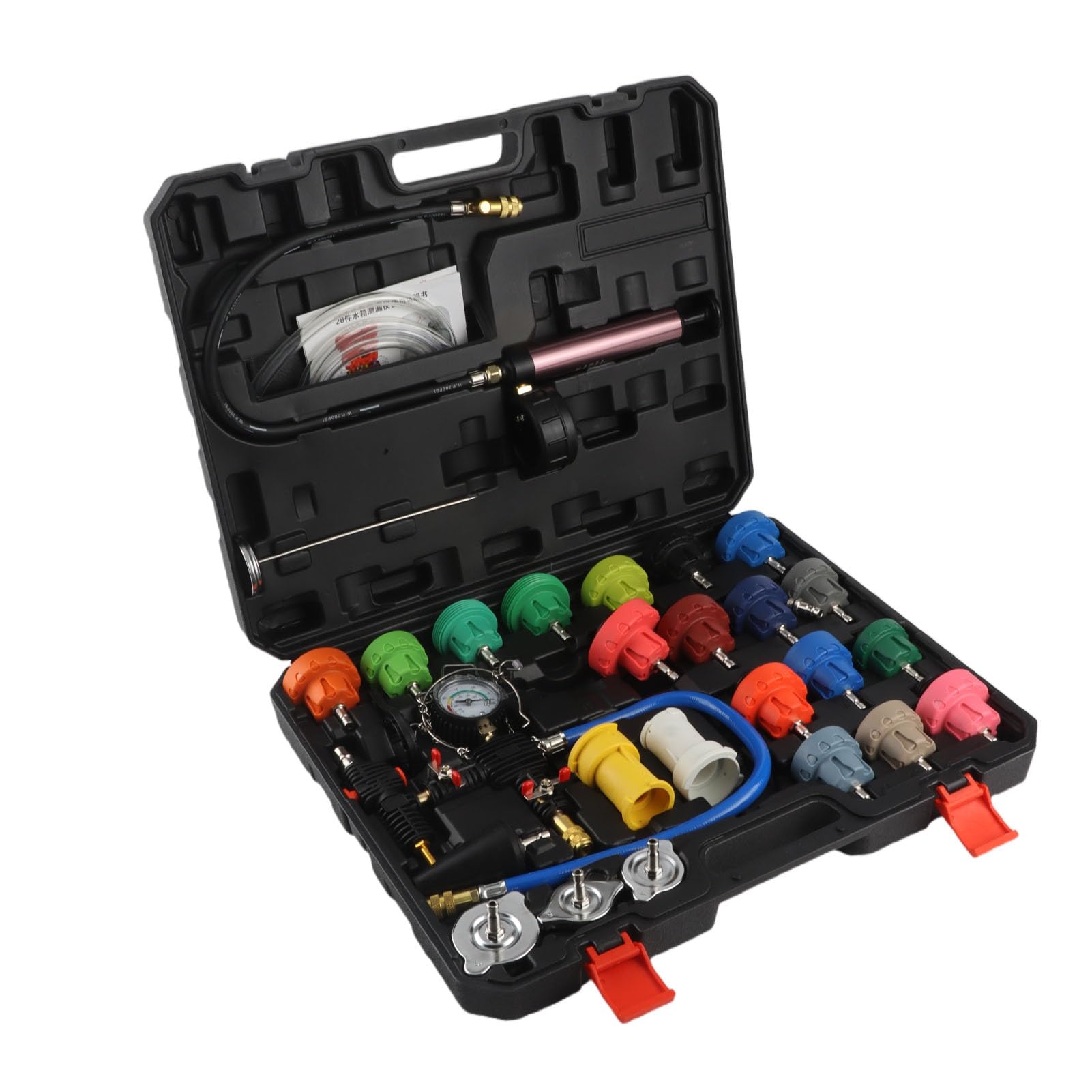 Kühlerdruckprüfer-Kit, Vakuum-Nachfüllung, 0–35 Psi