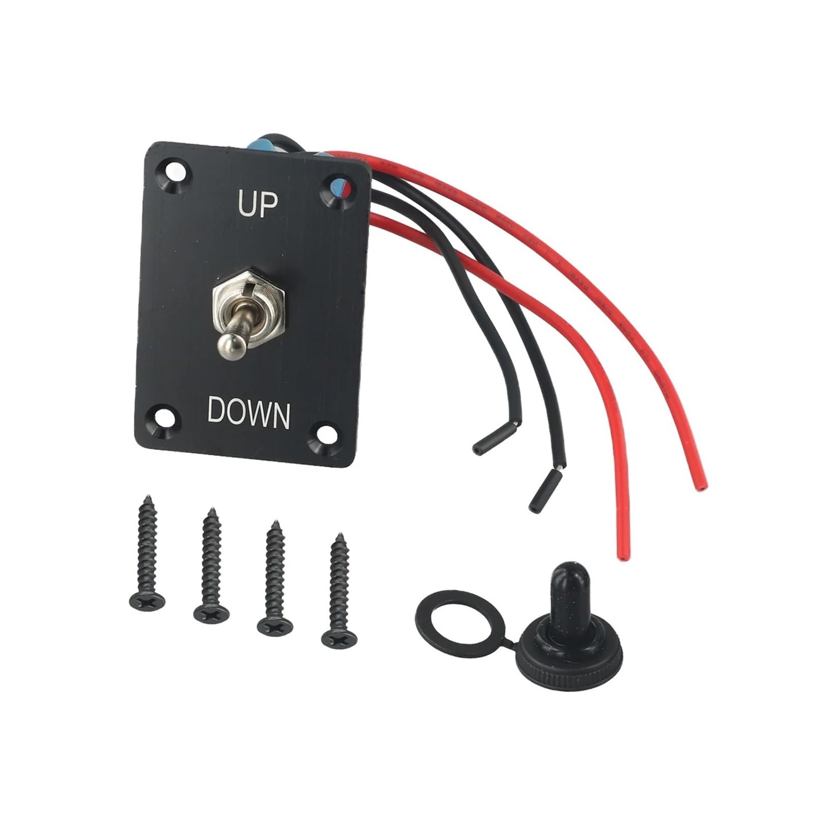 1 x przełącznik przełącznikowy z panelem kombinowanym 6-pinowy z przewodem 3-pozycyjnym (ON)-Off-(ON) / UP/Down Polarity Accessories