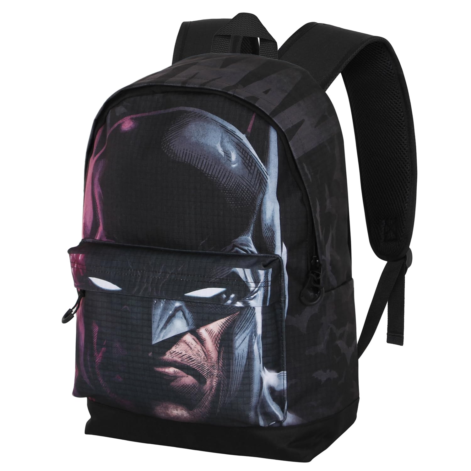 Karactermania Batman Face-Fan HS Backpack 2.2, Black, 31 x 44 cm, Capacity 24 L