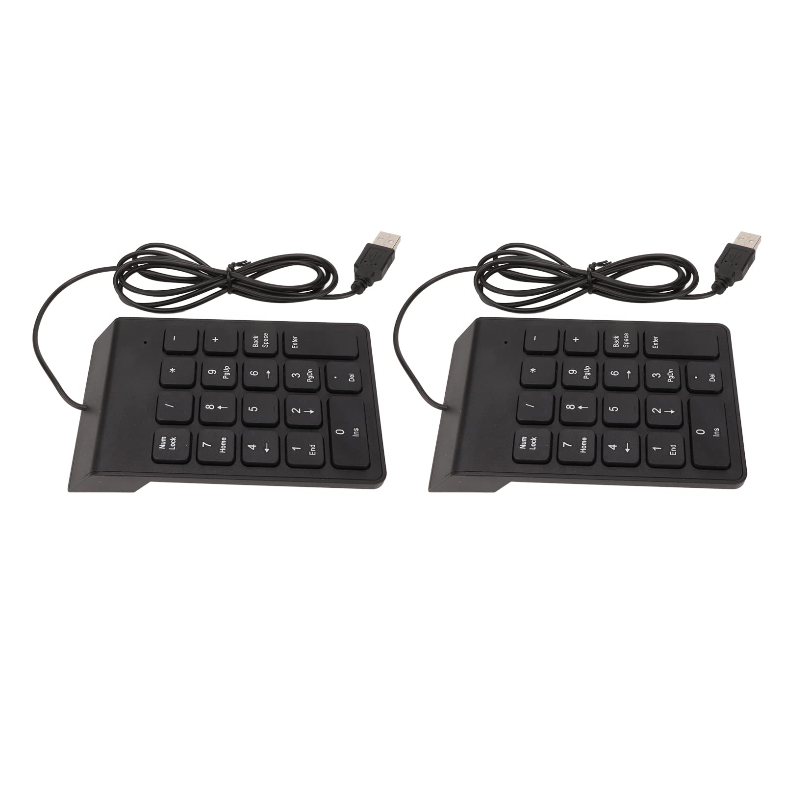UBERSWEET® Wired Numeric Keypad, Silent 18 Key Desktop Numeric Keypad (2 Pieces)-image-20