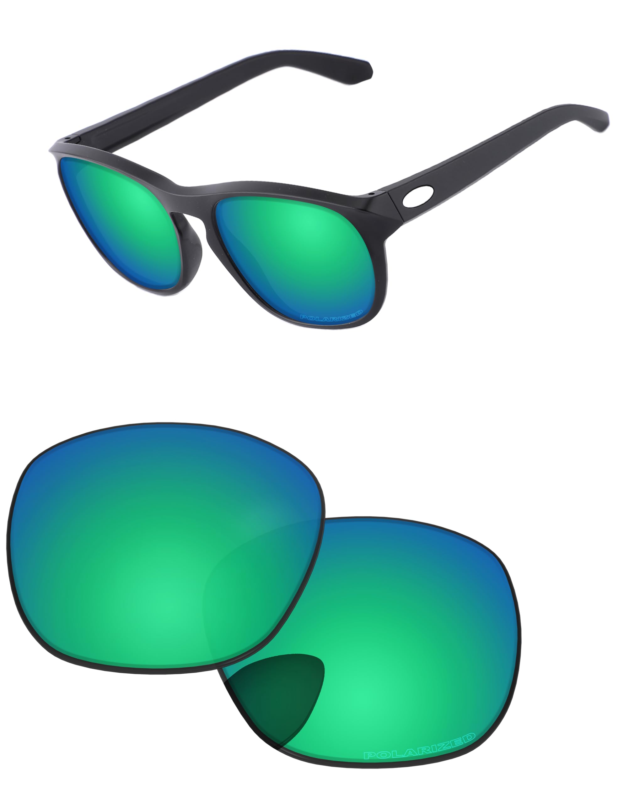 Replacement Lenses for Oakley Manorburn OO9479 56mm Sunglass - Precision Fit, UV Block &amp; Impact Resistant