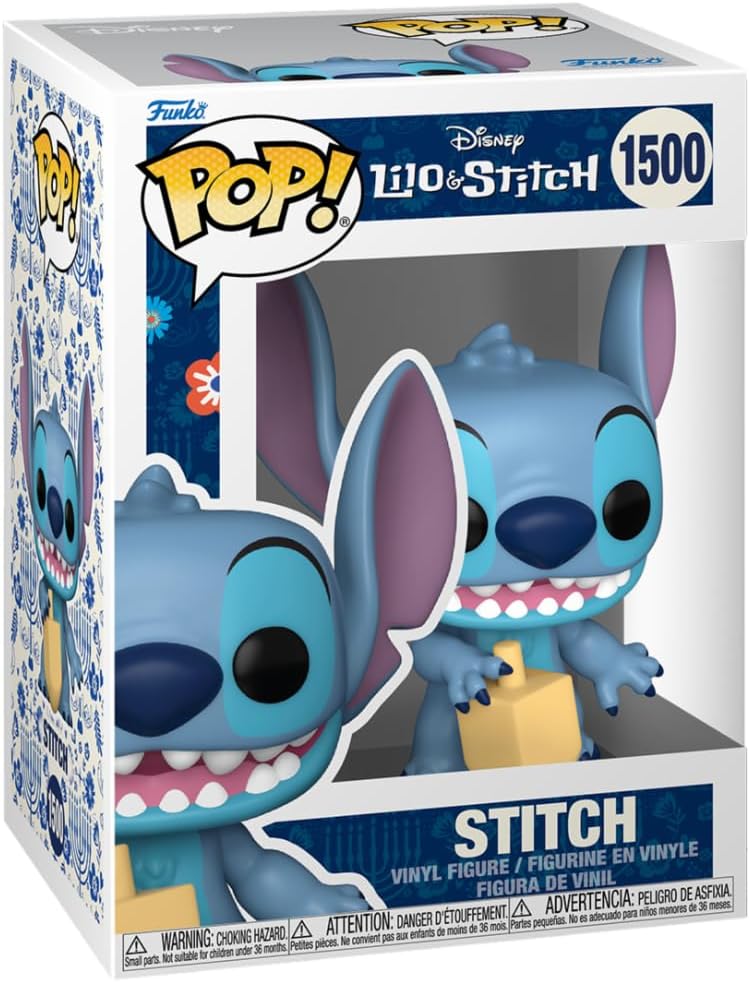 Funko POP Disney: Lilo & Stitch - Stitch - (Hanukkah) - (Dreidel) - Collectable Vinyl Figure - Gift Idea - Official Merchandise - for Kids & Adults - Movies Fans - Model Figure for Collectors
