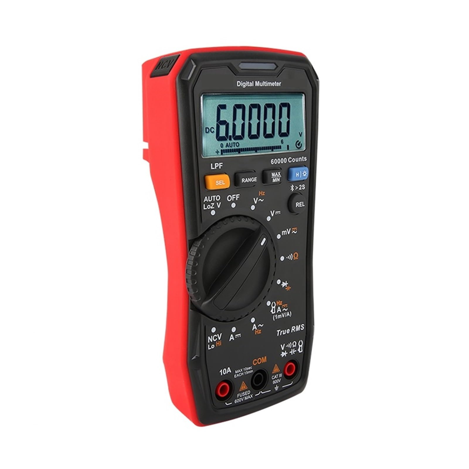 Multimetr Cyfrowy Bluetooth 60000 Zlicza Profesjonalny MultimetroTrue Tester Napięcia Prądu AC/DC Auto-Range Szybko Dokładnie Łatwy Odczyt(117C)