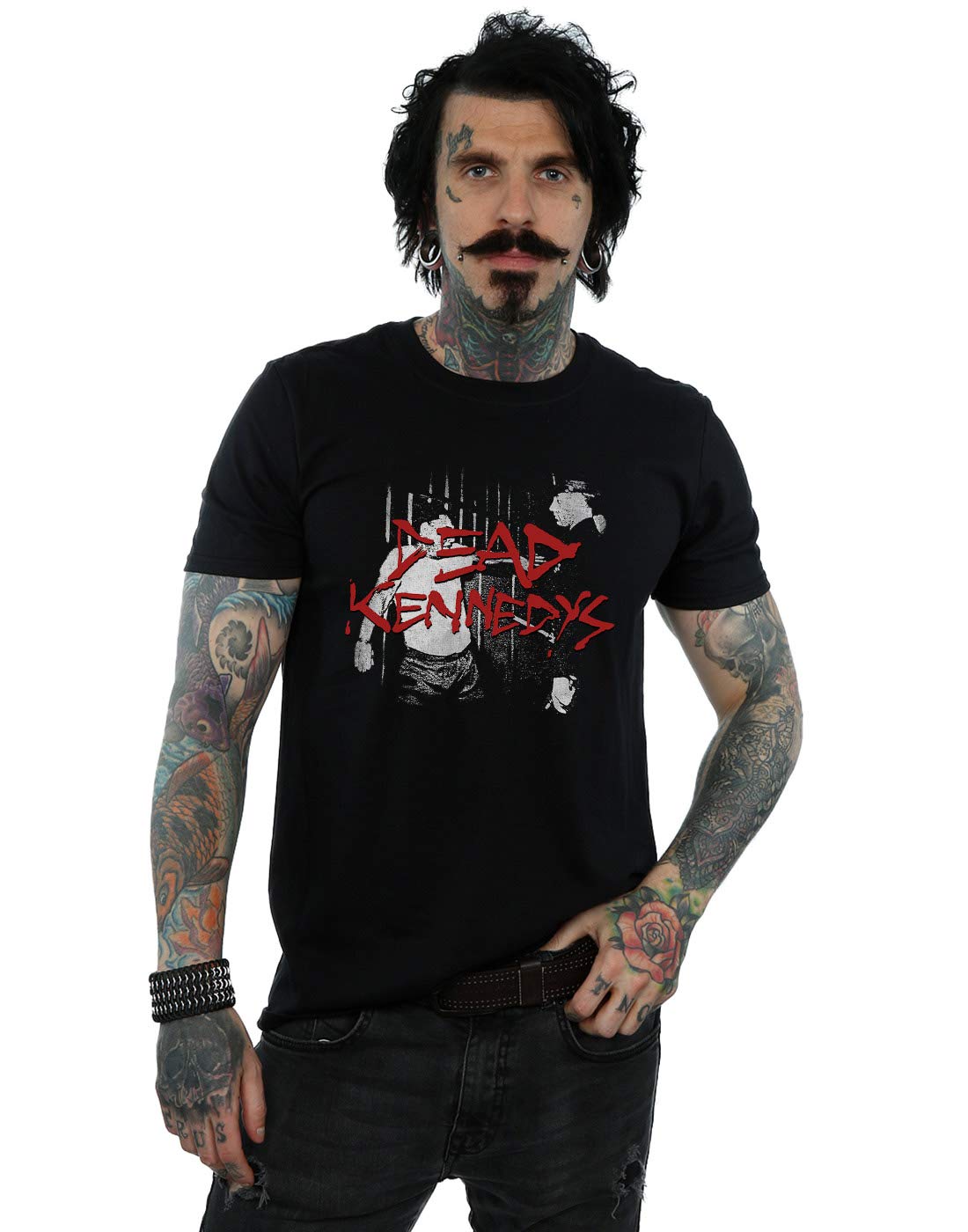 Absolute Cult Dead Kennedys Men's Police Truck T-Shirt Black XXXXX-Large