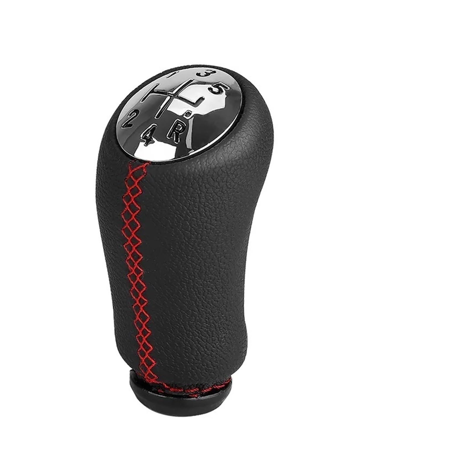 Jeocoai Car Gear knob 17mm 5Speed Gear Shift Knob Stick Head Car Lever Handle for Renault for CLIO MK3 3 III for Megane MK2(Red)