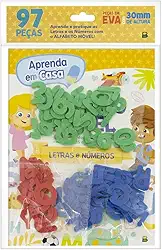 Aprenda em Casa Livro-Kit Alfabeto Móvel: Letras/Números