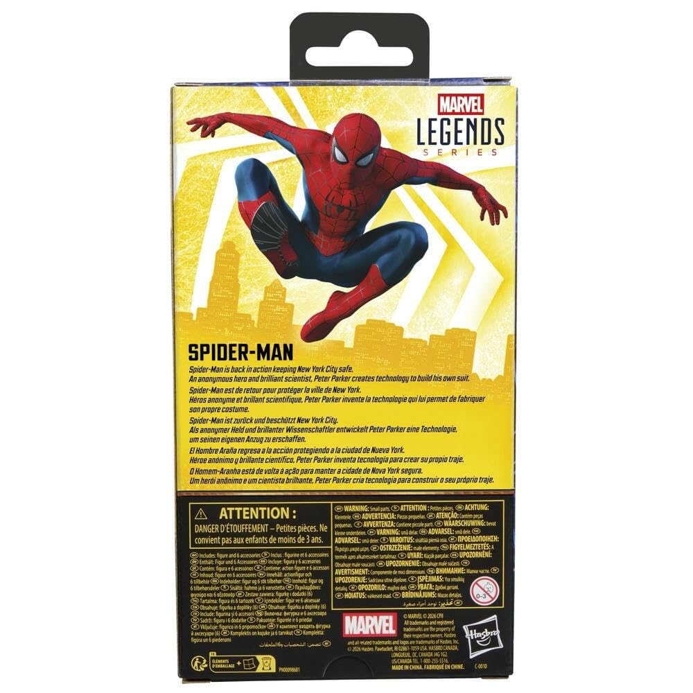 Marvel Legends Series, Spider-Man, Set de Figura Coleccionable Spider-Man Day de 15 cm