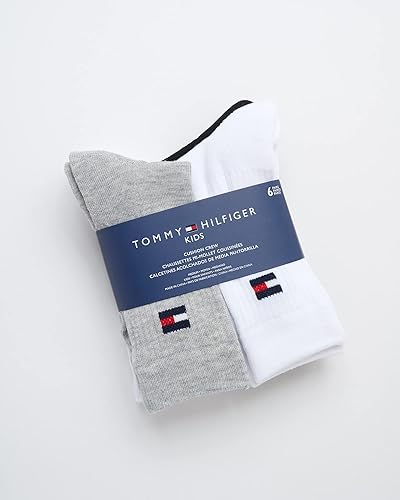 Miniatura 2 de Tommy Hilfiger Calcetines deportivos unisex para niños, calcetines acolchados (6 unidades)