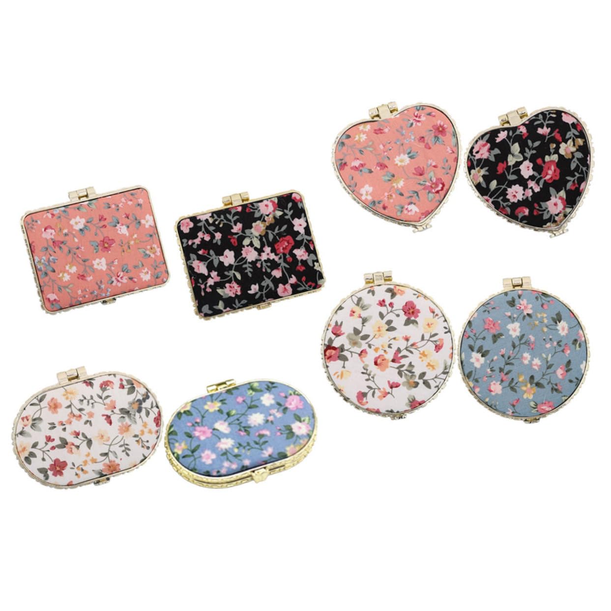 Miroir de poche pliable pour maquillage précis et sans reflets