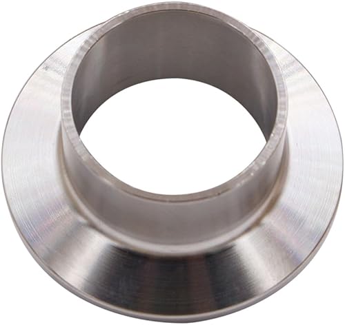 Miniatura 9 de DERNORD Accesorio sanitario de acero inoxidable 304, virola de abrazadera de soldadura larga para abrazadera triple (tubo de 102 MM4 "OD de tubo)