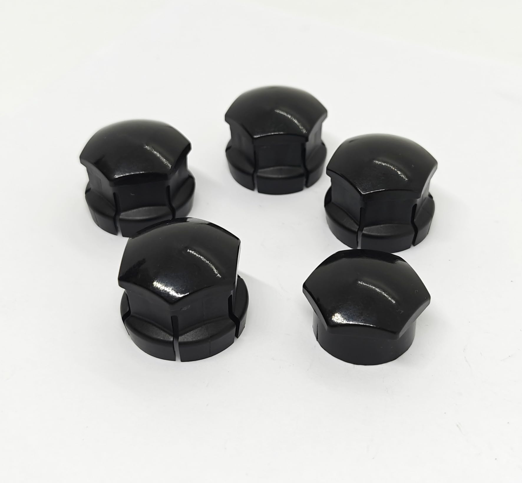 Cache-écrous de roue pour Volvo S60 S80 S90 V60 V90 XC40 XC60 XC90 POLESTAR (grand type, noir)