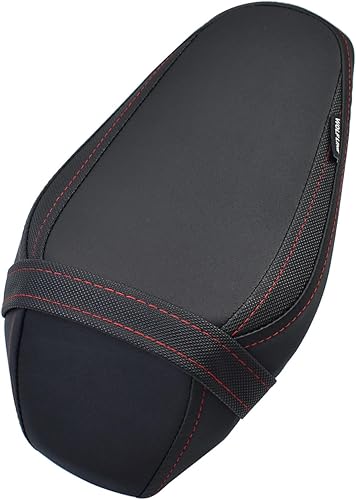 Miniatura 9 de Midimttop Touring Soft Waterpfroof Leather Front Driver Seat,Rear Passenger Seat Cushion Seat Pad Rear Pillion Seat fit for Ka-wa-sa-ki Z900 Z-900