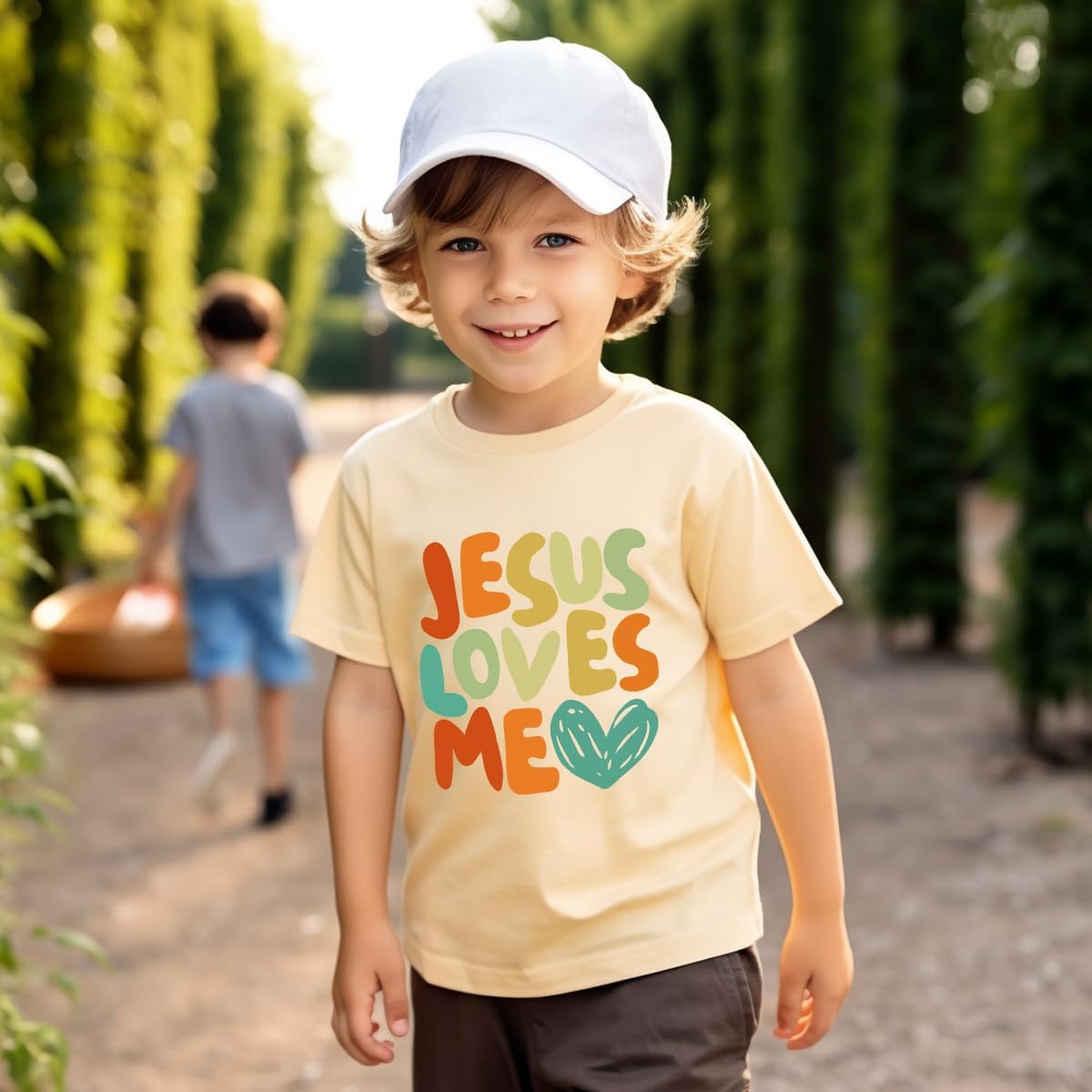 IAM A Child of God Christian Shirts for Kids Toddler Jesus Religious Tee Tops Bible Verse Clothes 2-7 Years - Image 4