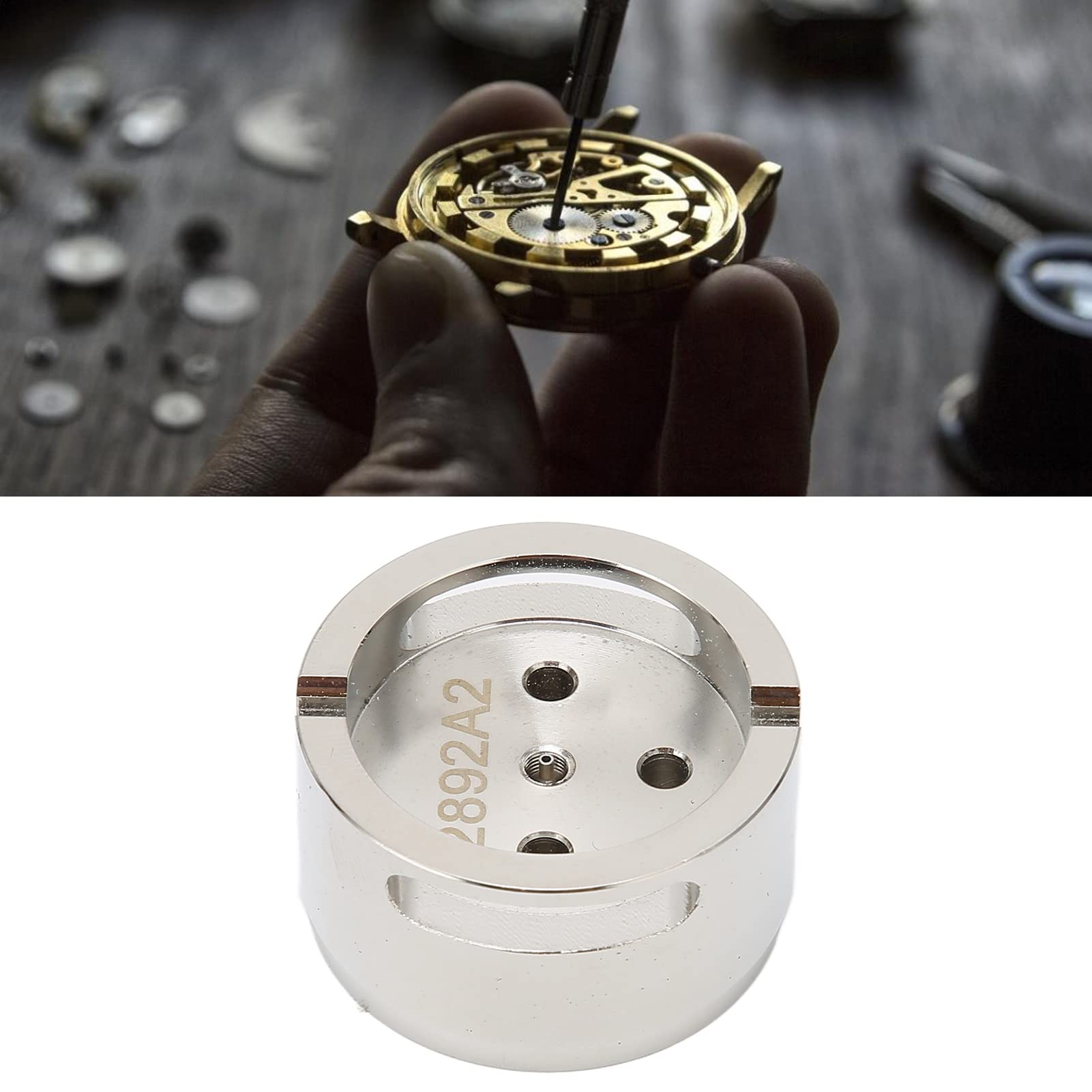 Podstawa Mechanizmu Zegarka Wielofunkcyjne Narzędzie ze Stali Stopowej do Naprawy Zegarków Trwałe, Praktyczne Narzędzie do Konserwacji 32 Mm