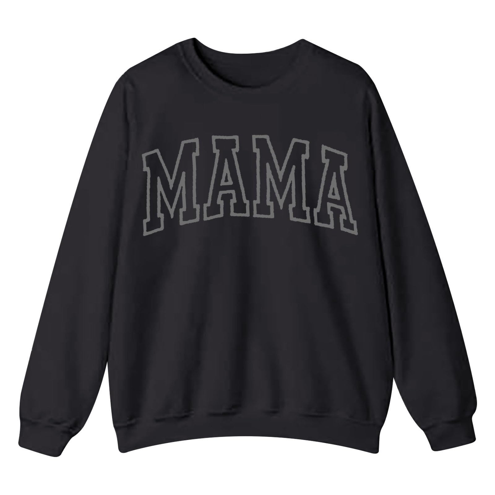 Nueva Sudadera con Capucha de Manga Larga con Cuello Redondo y Estampado para Mujer
