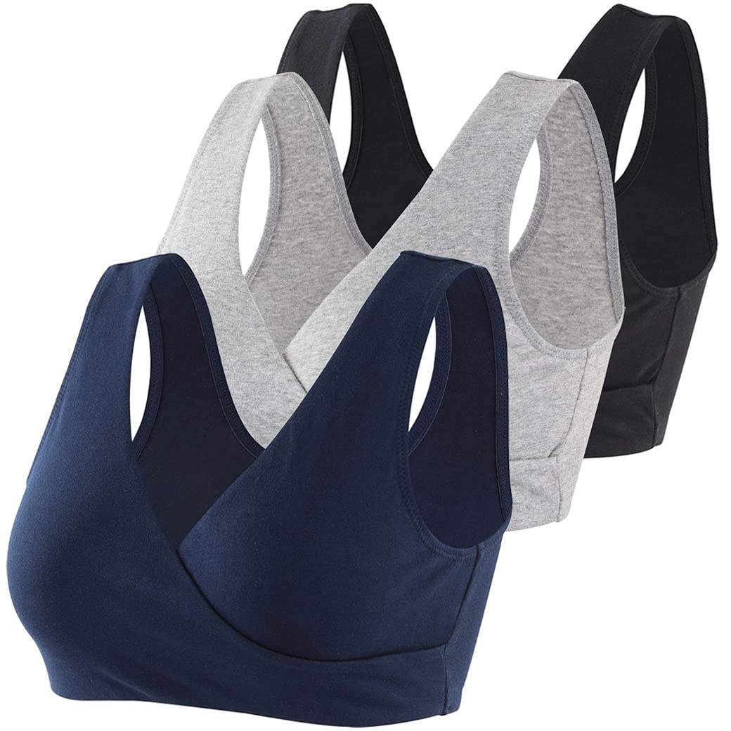 COLOMI Wireless Cotton Nursing Bra