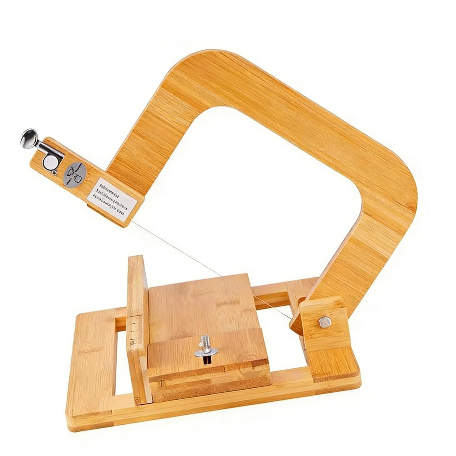 HDOYTXXM Thickness Soap Cutter Constructed From Hardwood and Stainless Steel for Consistent and Smooth Results Homemade Soap Cutter