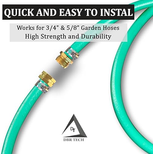 Miniatura 2 de Kit de reparación de manguera resistente, extremo de reparación de manguera de agua macho hembra, accesorios de repuesto de metal sólido, kit de