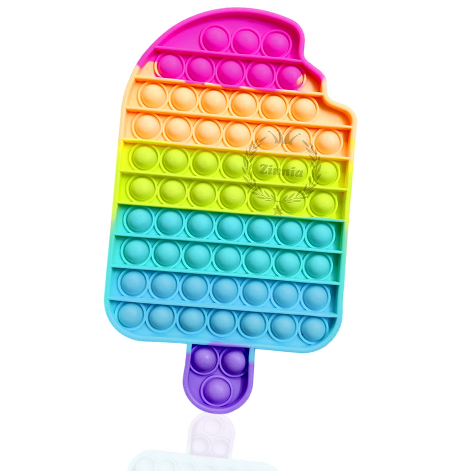 Pop It Toy for Kids, Fidget Pop It for Kids, Push Pop It Bubble Fidget Toy for Kids, Relieve Stress for Adults, Pop It Fidget Toy for Boys and Girls- Multi colorand (Jumbo Candy)