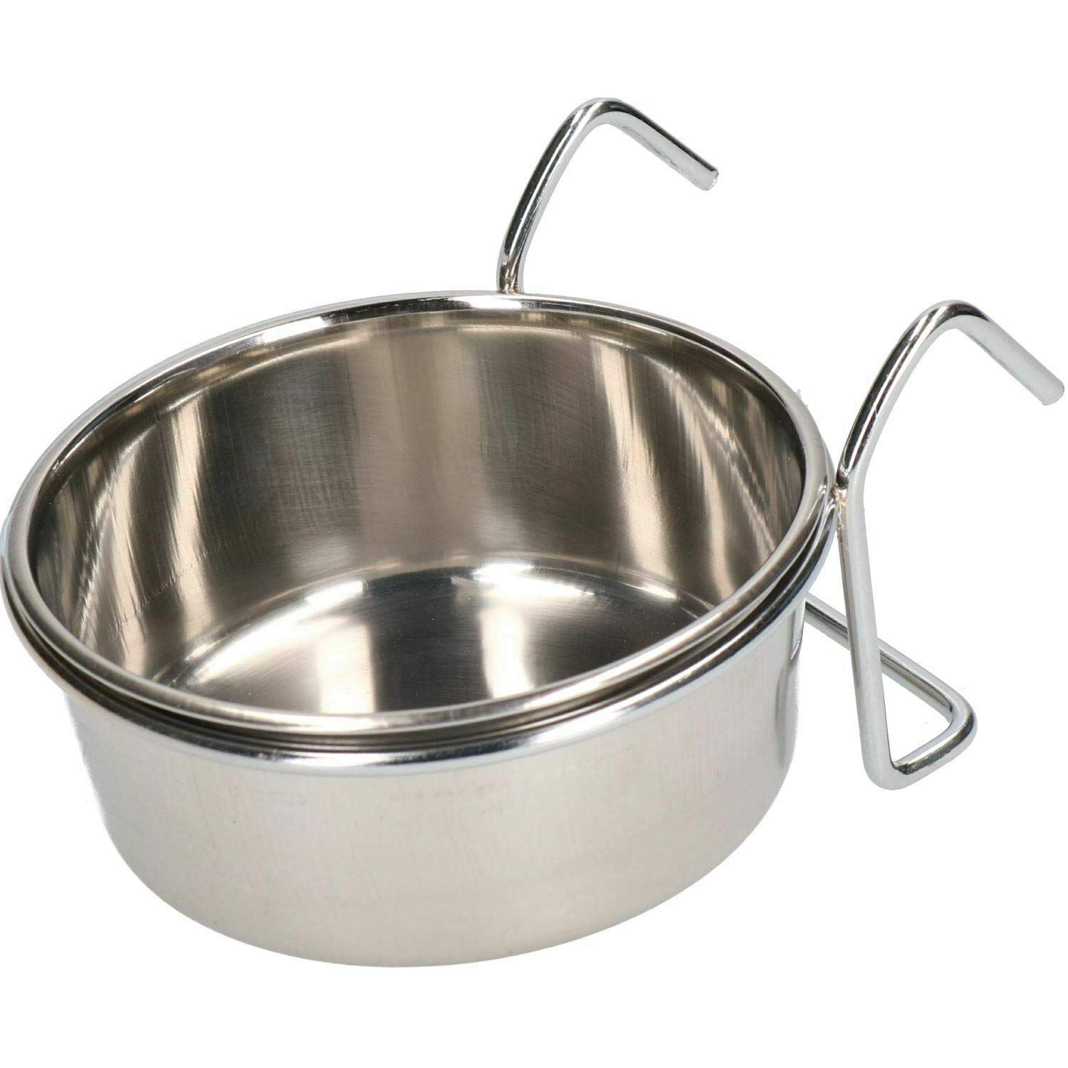 The DDS Store Stainless Steel Small Animals, Dogs, Birds Coop Cup with Hook Holder (Hook Holder, 300 ML) (B08G57K2LZ) Amazon Price History, Amazon Price Tracker