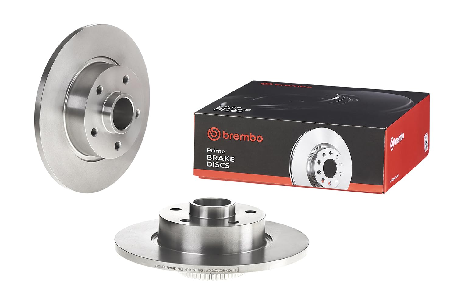 2x Brake Discs Pair Solid fits FIAT TALENTO 296 1.6D Rear 2016 on 280mm Set New