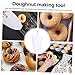 Imagen de ULTECHNOVO 2piezas Molde para Donuts Pequeño Profesional Herramienta Manual para Hacer Rosquillas y Pancakes Utensilio De Repostería Fácil y Rápido para Hornear Casa
