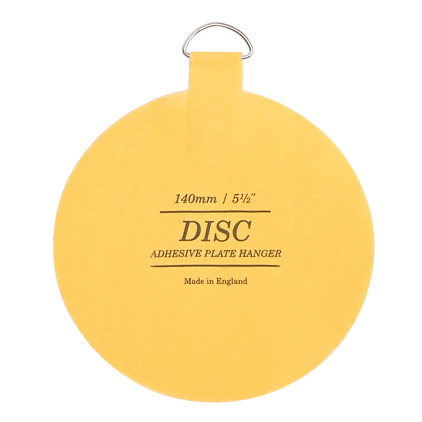 Winsome Yellow Disc Plate Hangers For Walls - Strong Invisible Plate Holder Self Adhesive Stick On Hooks Picture Hanging Wall Plate Holder (140Mm / 5.5")