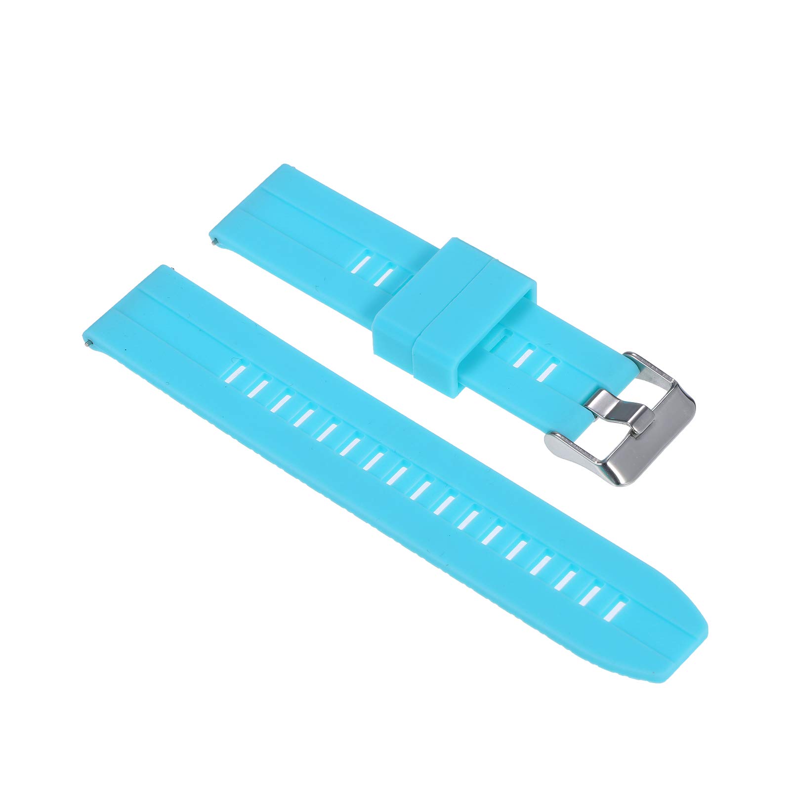 Best Sella Online Services 20mm Silicone Watch Strap Quick Release Watch Band with # Sky blue