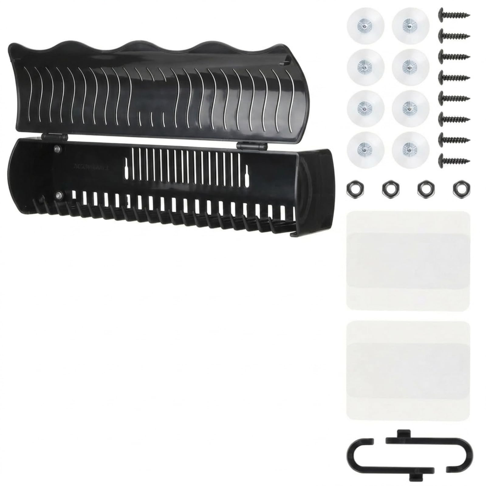 para Pelucas con Pinza, Negro, Negro