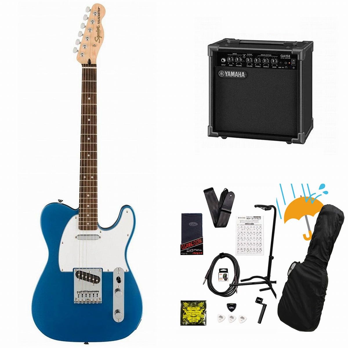 Amazon | Squier/Affinity Series Telecaster Laurel FB WH PG Lake