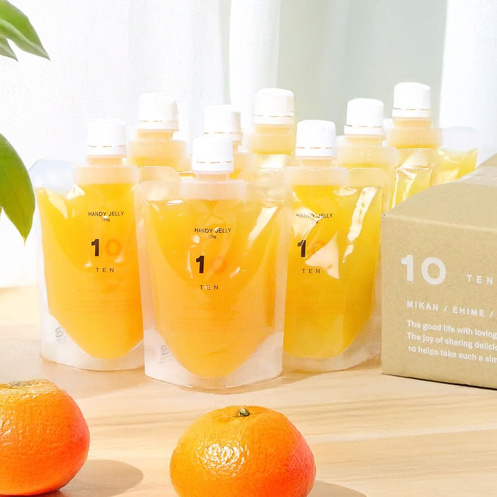 Amazon.co.jp: 10FACTORY 愛媛みかん ゼリー 8個組(7種類) 170g 愛媛産